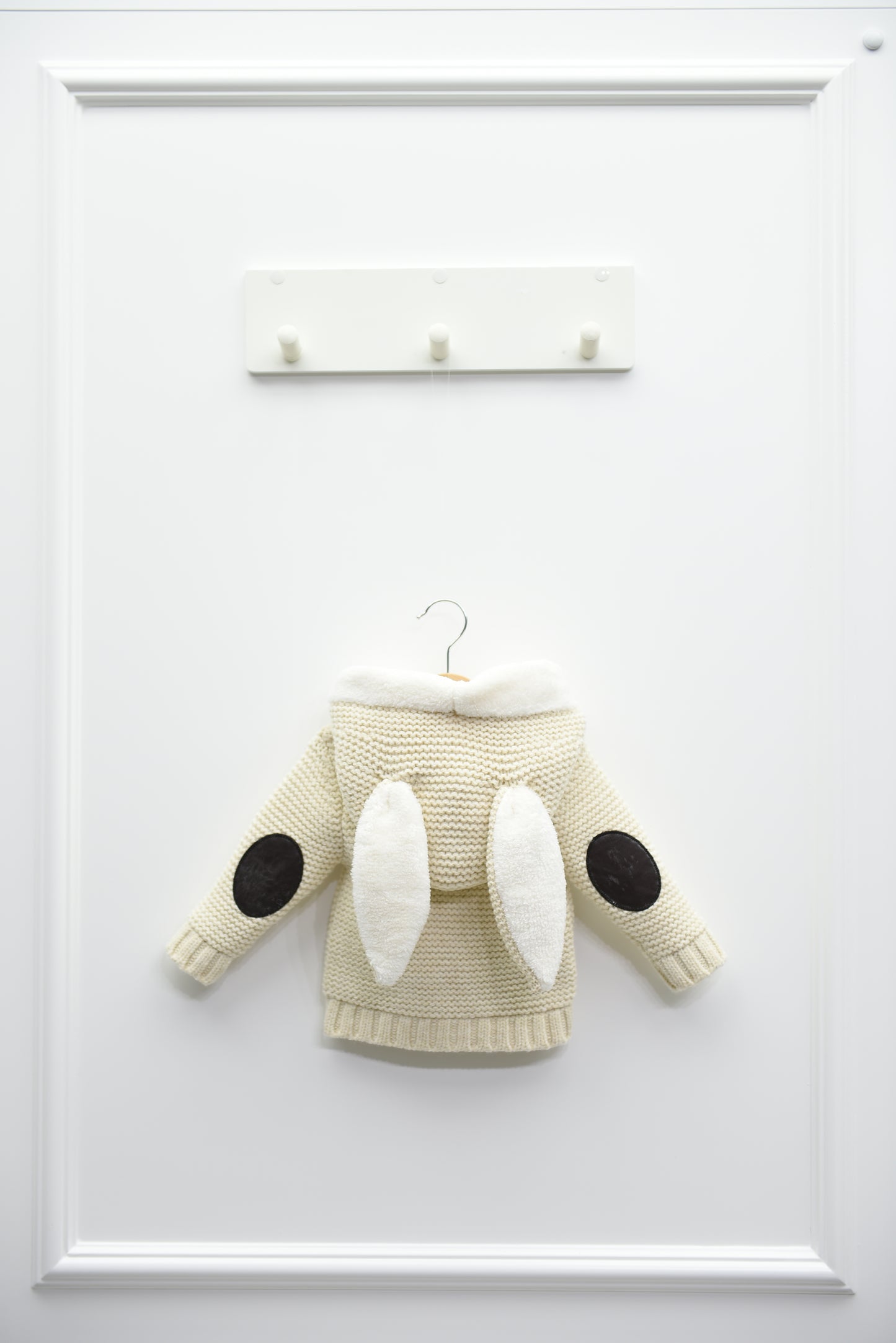 Knitted Jacket For Baby Beige