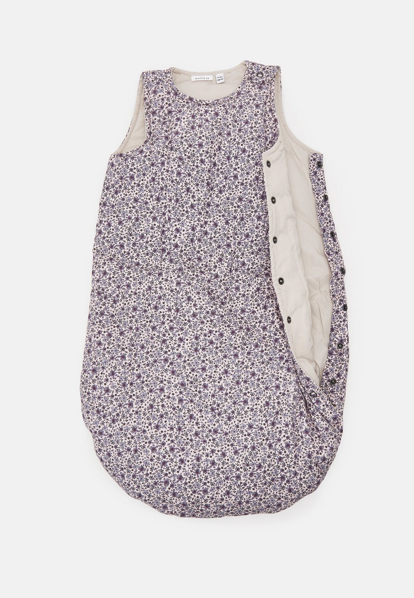 BABYSCHLAFSACK LILA BLÜMCHEN